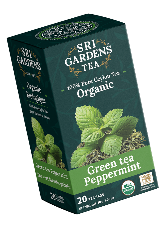 best peppermint green tea by shrigardenstea shop online