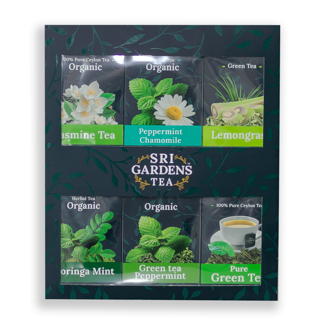 shop herbal green tea 6 flavor pack at best price